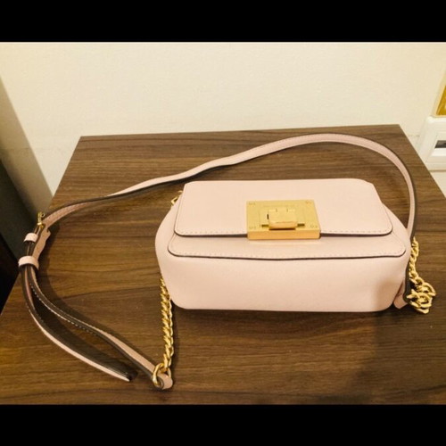 Michael Kors pink crossbody bag like new