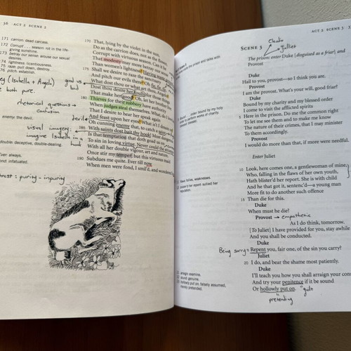English language book set with Perspectives 3 & 4, Keynote Proficient, Measure for Measure
