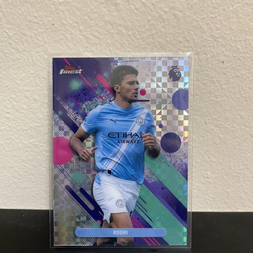 2025-26 Topps Finest Premier League Rodri Checkerboard card like new