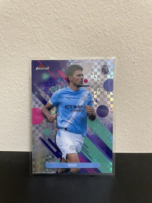 2025-26 Topps Finest Premier League Rodri Checkerboard card like new