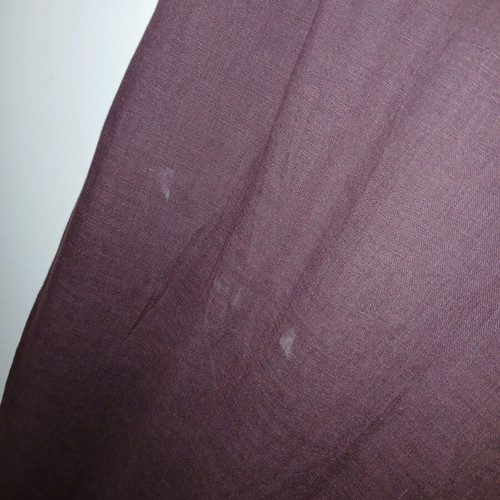 Daniela Bizzi small skirt used, linen fabric, eggplant color