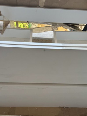 Lakiotis Bathroom Sink Base with 2 Drawers like new, white