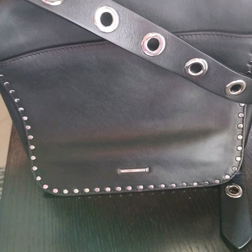 Rebecca Minkoff black leather crossbody bag like new