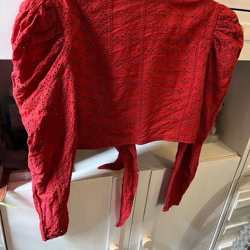 Kipour crop top S red like new