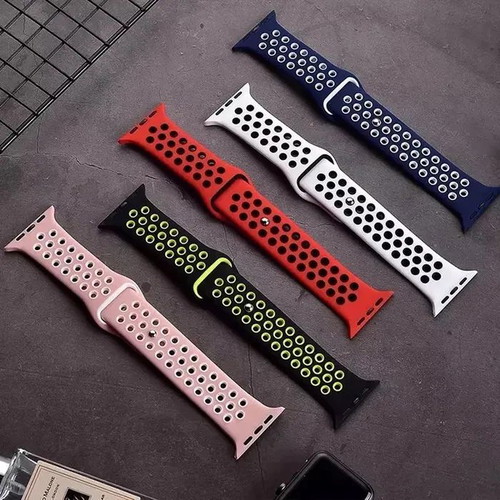 Nike Silicone Bands for Apple Watch Ultra/SE/10/9/8/7/6/5 New