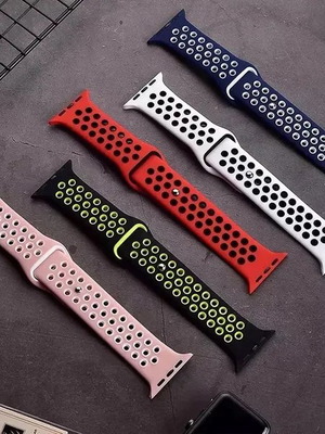 Nike Silicone Bands for Apple Watch Ultra/SE/10/9/8/7/6/5 New