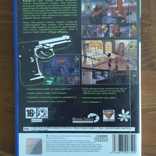 The Plan PlayStation 2 game used