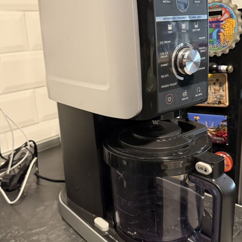 Ninja Creami Deluxe ice cream maker like new