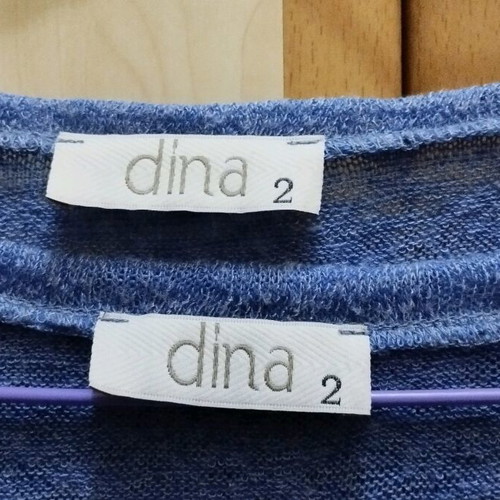 Dina blue shirt and cardigan set like new, size 2