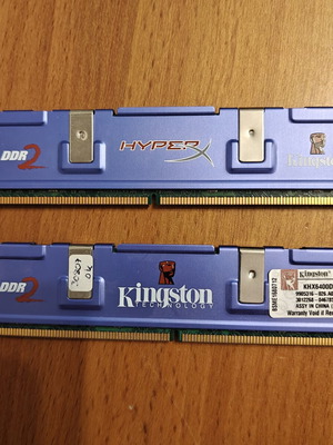 Kingston HyperX 2GB DDR2 800MHz RAM kit used