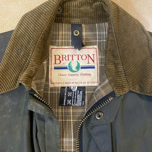 Britton by Belstaff long jacket like new, green, size M
