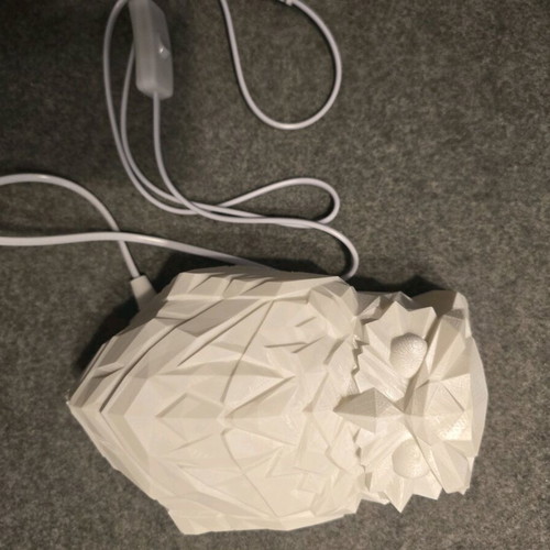3d printed Wall lamp owl