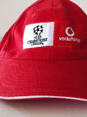 Jockey καπέλο Vodafone Σ8 σαν καινούργιο, κόκκινο βαμβακερό
