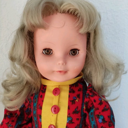 Vintage doll 48cm used, very good condition