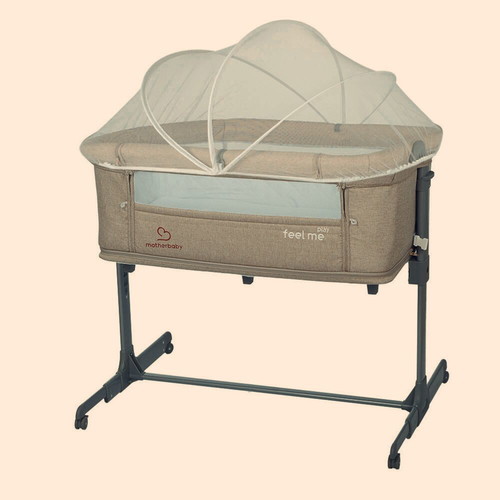 Motherbaby Feel Me Play Baby Crib with Mattress and Mosquito Net like new