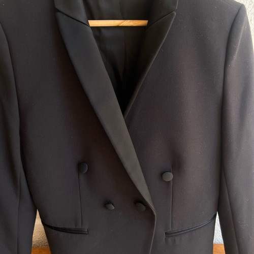 Bash jacket new black short double-breasted