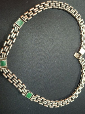 Silver necklace like new, 46 centimeters, 105.5 grams