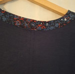 S.Oliver short-sleeve printed blouse like new, size XXXL
