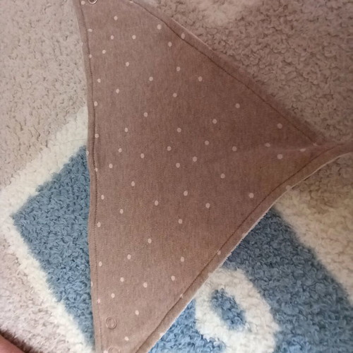 Baby bandana bibs with back button like new