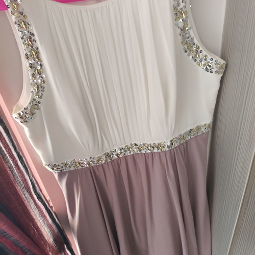 Jakke Formal Dress like new, size M, white and beige