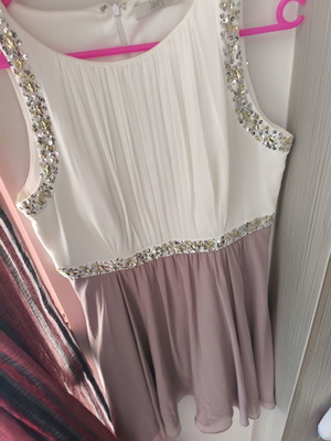 Jakke Formal Dress like new, size M, white and beige