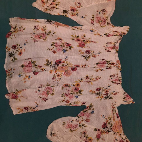 Floral blouse Bershka like new, multicolor, size XS