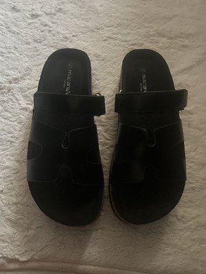 Macarena España Flatform sandals, black, size 39