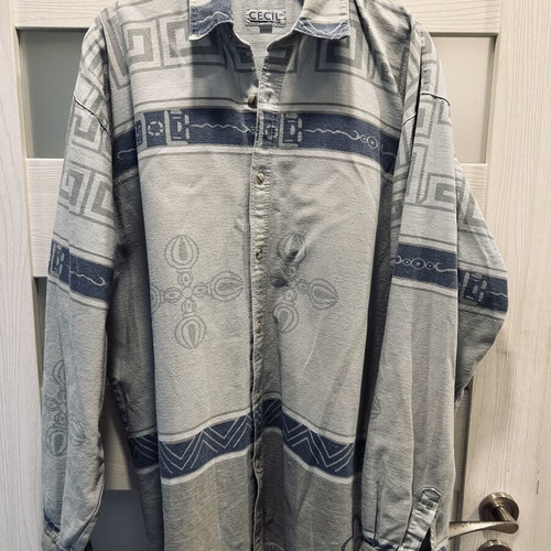 Cecil Connection cotton vintage shirt oversize L/XL like new, colorful