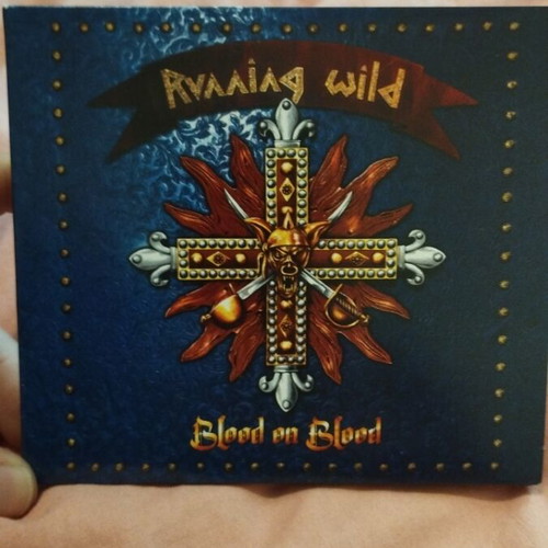 Running Wild Blood On Blood CD new, metal digipak with poster