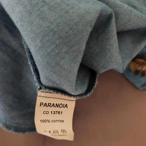 Balloon pants Paranoia used, size small, blue cotton fabric