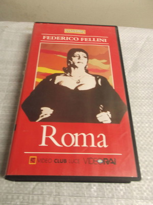 Βιντεοκασέτα VHS Roma του Φεντερίκο Φελλίνι μεταχειρισμένη, κοινωνική