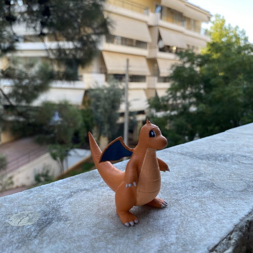 Pokemon Dragonite 3D Printed Figure hand-painted