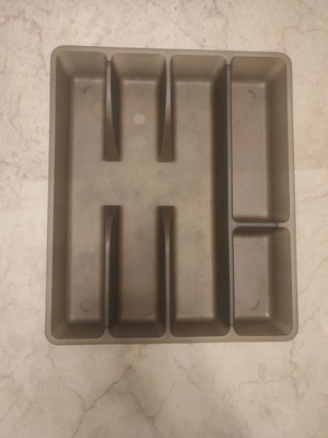 IKEA plastic cutlery drawer organizer 30x25 cm