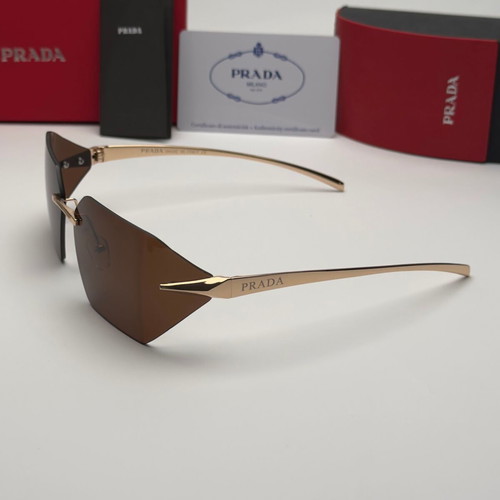 Prada Rimless Edition sunglasses new, black and brown