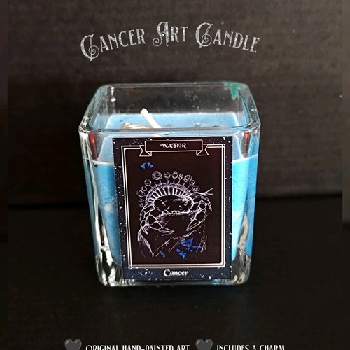 Soya Zodiac Art Candle Cancer new