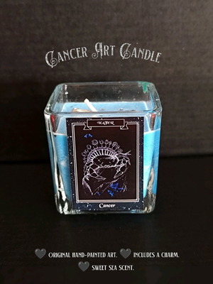 Soya Zodiac Art Candle Cancer new