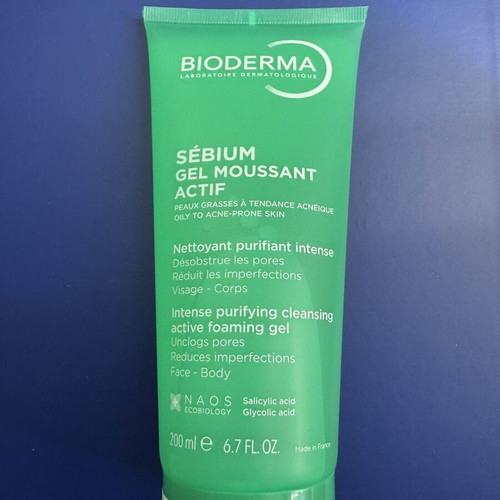 Bioderma Sébium Gel Moussant Actif 200ml new cleansing gel for oily skin