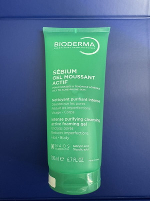 Bioderma Sébium Gel Moussant Actif 200ml new cleansing gel for oily skin