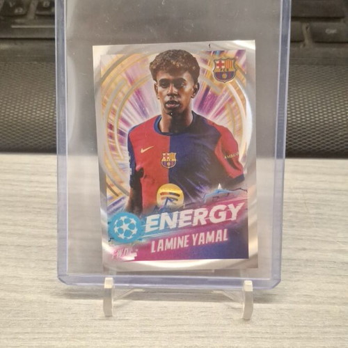 Topps UEFA Champions League 2024/25 Lamine Yamal Energy sticker new