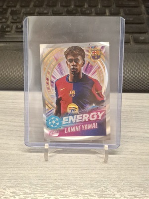 Topps UEFA Champions League 2024/25 Lamine Yamal Energy sticker new