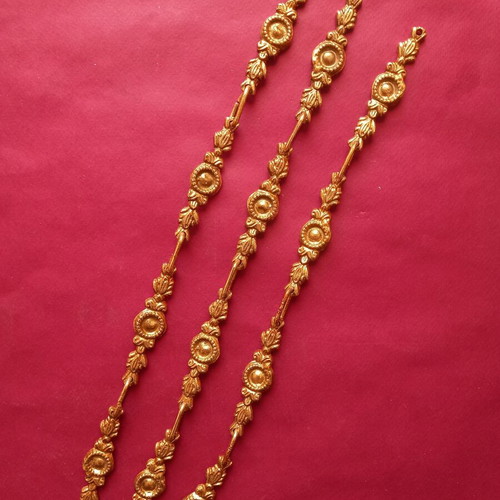 Brass chain used, set of all