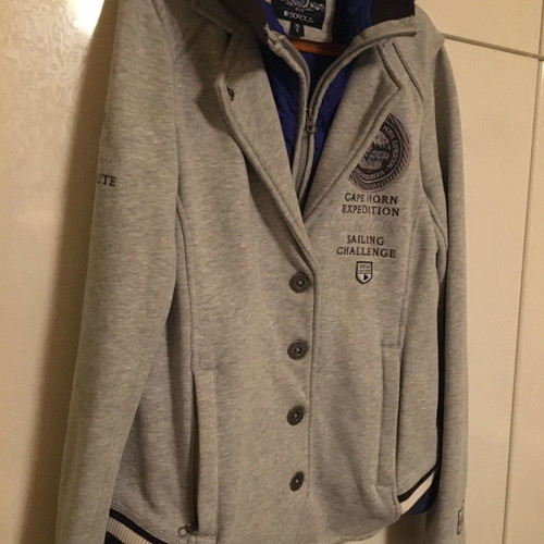 SOCCX teen jacket-blazer used, grey with removable inner lining