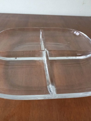 Nachmann crystal platter like new for nuts