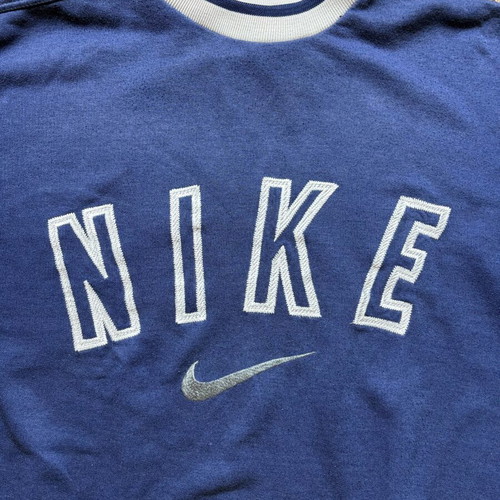 Nike 90s men's oversized pullover medium like new, blue