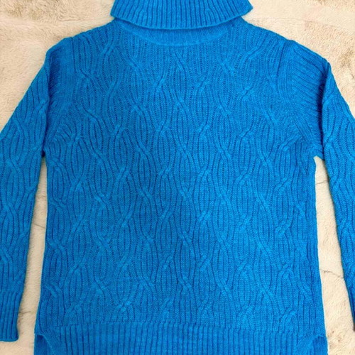 Massimo Dutti sweater blue, 100% wool, new, size L