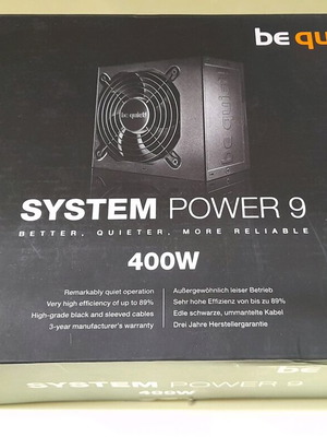Захранване за компютър Be Quiet System Power 9 400W Full Wired 80 Plus Bronze