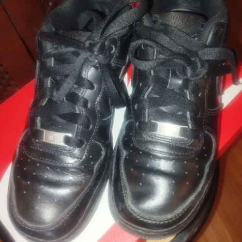 Nike Air Force women's sneakers black used size 37.5