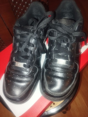Nike Air Force women's sneakers black used size 37.5