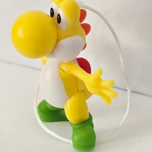 Kinder Super Mario Yellow Yoshi figure like new