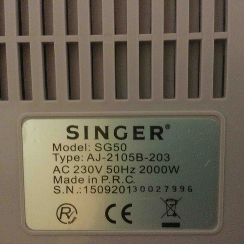 Singer SG50 Press System like new